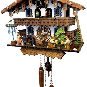 שעון קוקייה עם אלמנטים נעים 44717QMT ENGSTLER