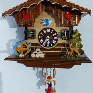 SQ189 שעון מיניאטורי בסגנון קוקייה היער השחור