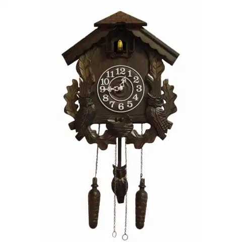 6058C שעון קוקייה עץ מלא POLARIS