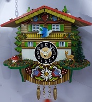 שעון קוקייה מיניאטורי היער השחור 145SQ