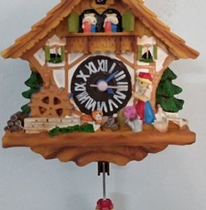 שעון קוקיה מיניאטורי זעיר