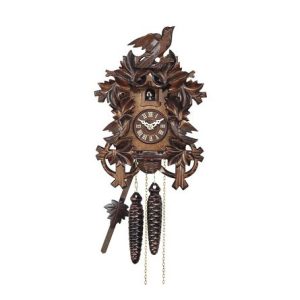 שעון קוקייה עשוי עץ מלא היער השחור Engstler