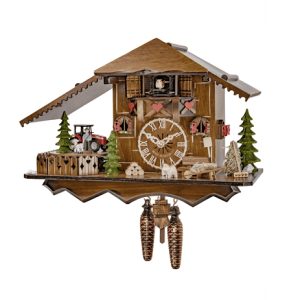 שעון קוקייה עם אלמנטים נעים מהיער השחור