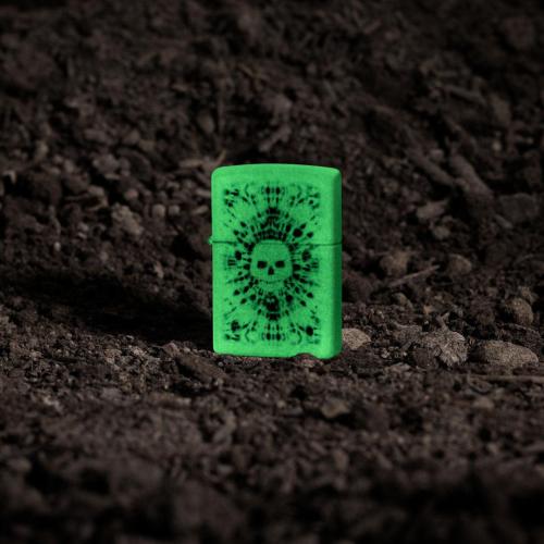 ⁦זיפו גולגולת היפית זוהרת בחשיכה⁩ – תמונה ⁦6⁩